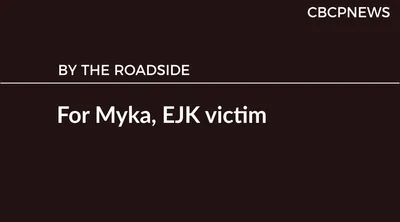 For Myka, EJK victim