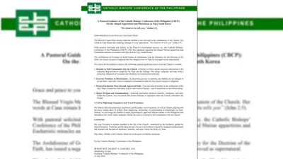 Remain in full communion with the Church, paalala ng CBCP sa mananampalataya - VeritasPH