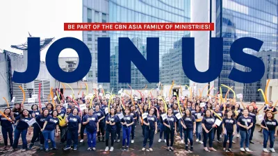 Mobilization Coordinator - Visayas - CBN Asia | Proclaiming Christ and Transforming Lives through Media, Prayer Counseling, Humanitarian, and Missionary Training