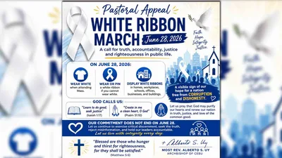 Mananampalataya, hinimok ng arsobispo ng Cebu na makiisa sa White Ribbon movement - VeritasPH