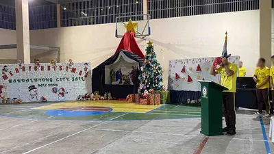 Christmas tree of hope, pormal na pinailaw sa Mandaluyong city jail