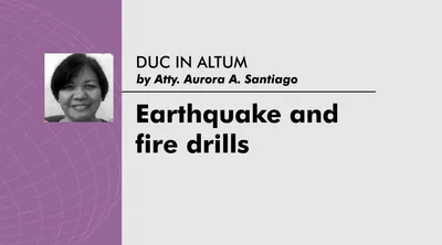 Earthquake and fire drills