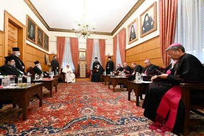 Pope Francis apologizes for mistakes of Catholics in meeting with Greek Orthodox leaders in Athens, Greece