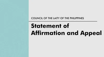 Statement of affirmation and appeal