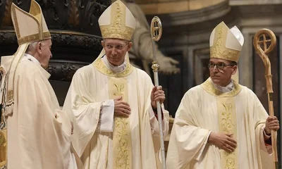 Pope Francis ordains Msgr. Guido Marini a bishop in St. Peter’s Basilica