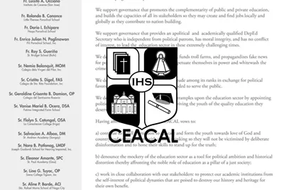 Catholic educators: Keep education away from politics