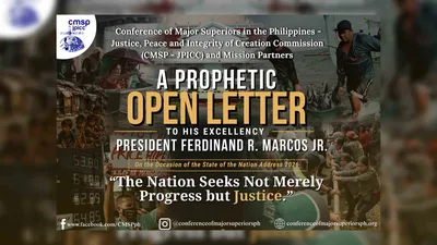 Administrasyong Marcos, hinimok ng CMSP na pairalin ang katarungan at pananagutan - VeritasPH