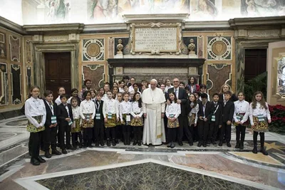 Pope Francis: Music opens our hearts to the true meaning of Christmas