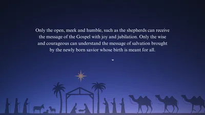 Only the open, meek and humble understand the message of salvation