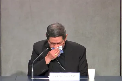 Cardinal Tagle chokes up while recalling grandfather’s migration story