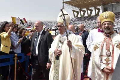 Our only ‘fanaticism’ should be love, Pope tells Egypt’s Catholics
