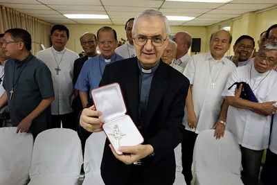 Nuncio praises Filipinos’ faith amid disasters as he bid farewell