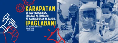 Labor groups, nanawagan ng suporta para sa ILO-HLTM