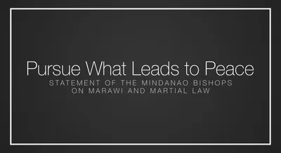 Pursue What Leads to Peace