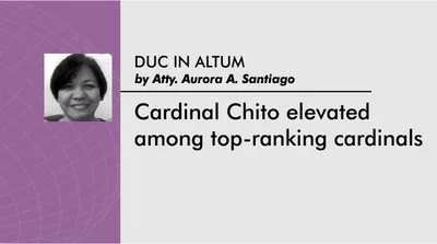 Cardinal Chito elevated among top-ranking cardinals