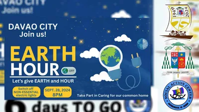 Earth Hour, isasagawa ng Archdiocese of Davao