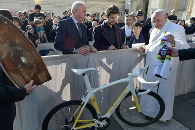 Pope Francis teams up with Olympic athletes for coronavirus charity auction