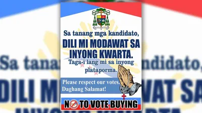 Mga kandidato, hinamong i-alok sa mga botante ang plataporma hindi pera