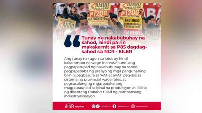 85-pesos na wage hike, hindi sapat - VeritasPH