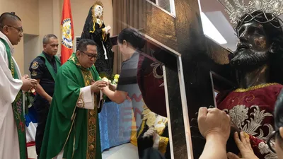 BFP, dinalaw ng imahen ng Jesus Nazareno