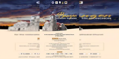 Benefit concert para sa Talibon Cathedral rehabilitation ilulunsad