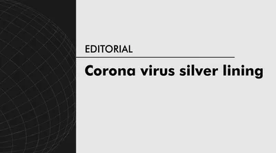 Corona virus silver lining