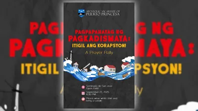 Prayer and Indignation rally, isasagawa ng Apostolic Vicariate of Puerto Princesa - VeritasPH