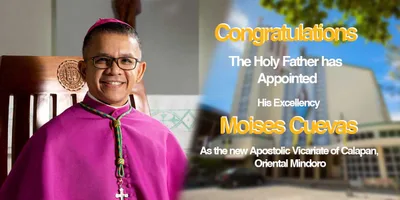 Administrator ng Archdiocese of Zamboanga, itinalagang Obispo ng Apostolic Vicariate of Calapan