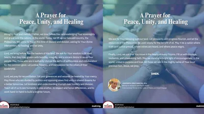 Prayer for reconciliation, ibinahagi ni Bishop Santos