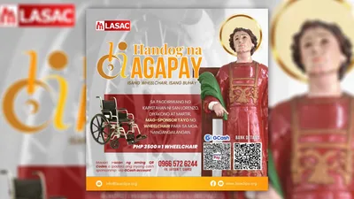 Isang wheelchair, Isang buhay program, ilulunsad ng LASAC