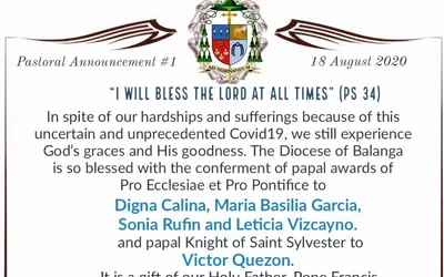 5 lay Filipinos receive papal awards for church service