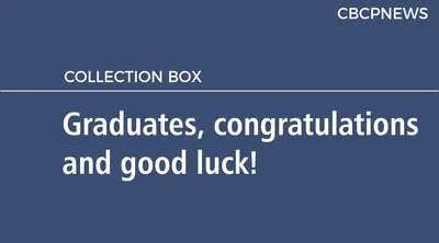 Graduates, congratulations and good luck!