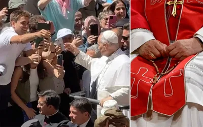 Pope Leo XIV prayed with this young man’s rosary in Barcelona — and gave it back