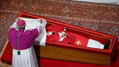 Pope’s coffin sealed ahead of funeral on Saturday morning