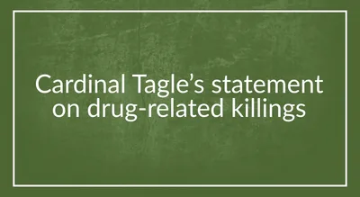 Cardinal Tagle’s statement on drug-related killings