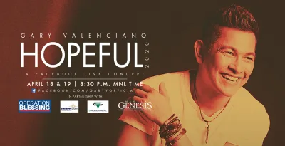 Gary V Sparks Hope for Frontliners, Kababayans In Need through Online Anniversary Concert