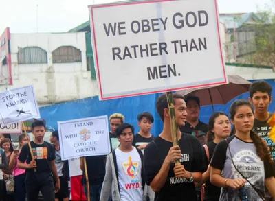 Laguna bishop speaks out against gun-toting priests