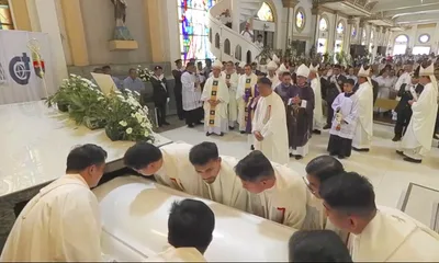 Retired Sorsogon bishop laid to rest