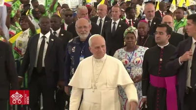 Pope at hospital in Equatorial Guinea: Small acts of kindness are the ‘hidden’ daily poems of life