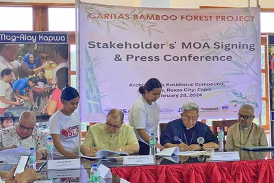 Caritas PH brings ‘bamboo forest’ project to Panay, Negros
