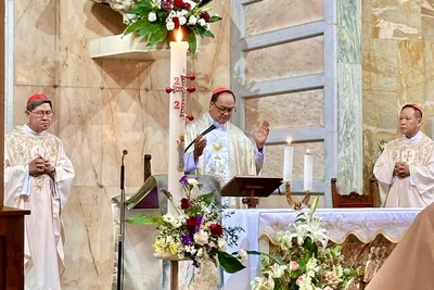 Filipino clergy in Rome send off 3 Pinoy cardinal electors on eve of conclave