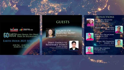Pagsusulong ng karapatan ng kalikasan at renewable energy, tampok sa Earth Hour 2025 Special ng Radio Veritas