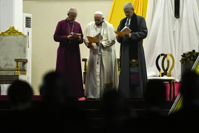 Pope Francis at prayer service in Sudan: Those who choose Christ choose peace