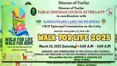 Walk for Life, isasagawa ng Diocese of Tarlac