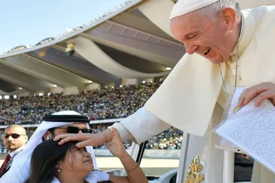 Seek Christ and his humble love, Pope Francis exhorts Catholics in UAE