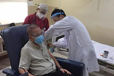 Cardinal Advincula gets fully vaccinated against Covid-19