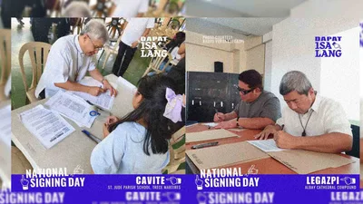 Mga Obispo, nakibahagi sa national signing day para sa people’s initiative - VeritasPH