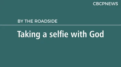 Taking a selfie with God