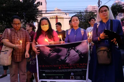 Human trafficking is modern-day slavery