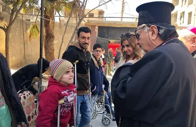 Cardinal Tagle, Syrian prelates visit Ghouta, see ‘unspeakable suffering’